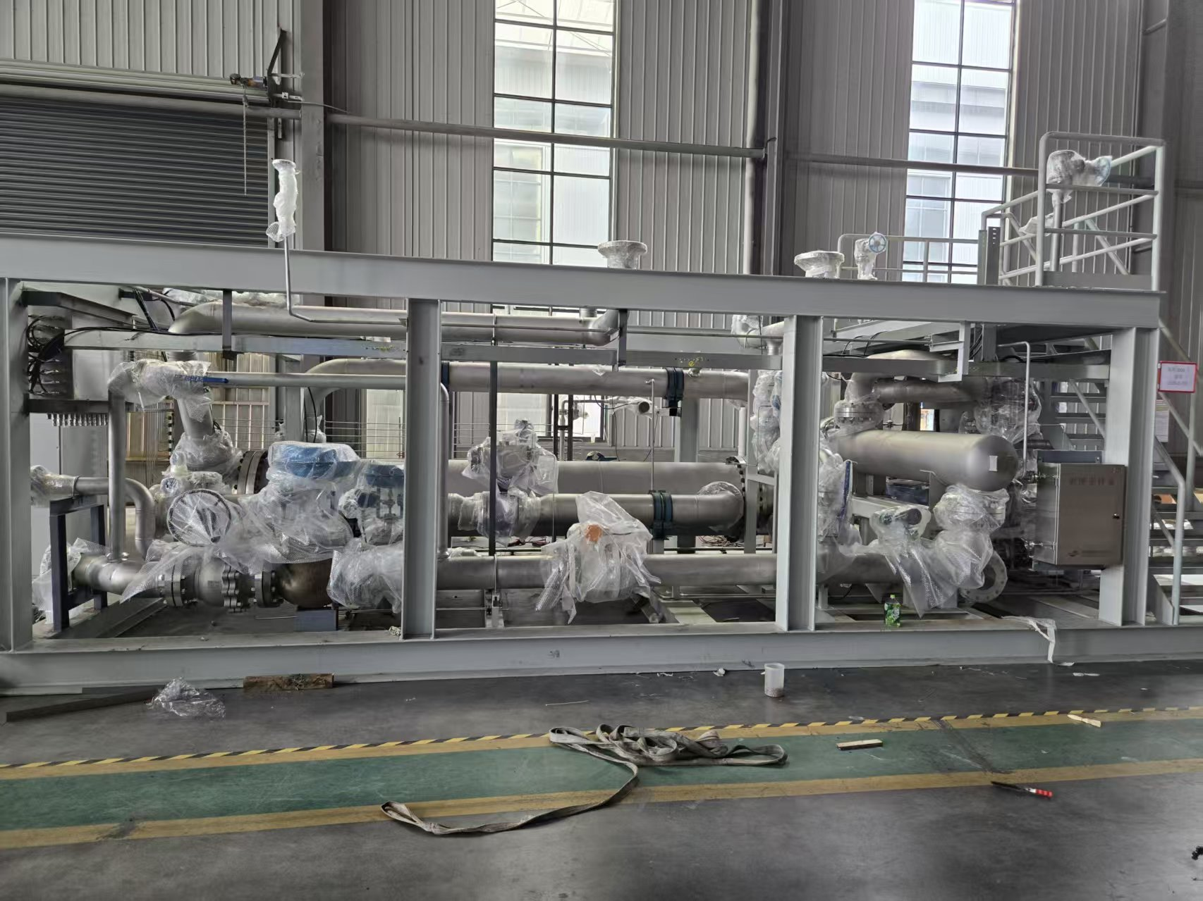 笃舜发往吉林长春市中车长春轨道客车股份有限公司分离撬装设备发货